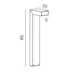 Asker 85cm pollare