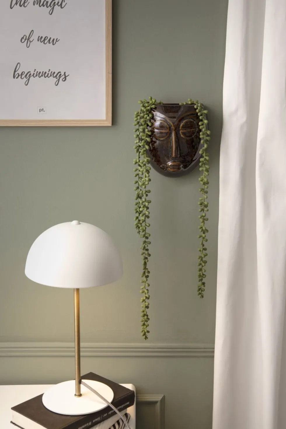 Bonnet 40cm bordslampa