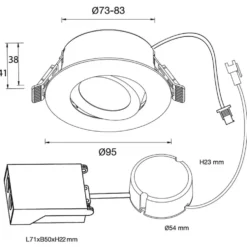 D-007 Downlight 2700K