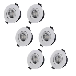 D-007 Downlight 3000K 6-pack