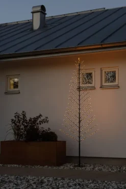 2D svart träd 240cm