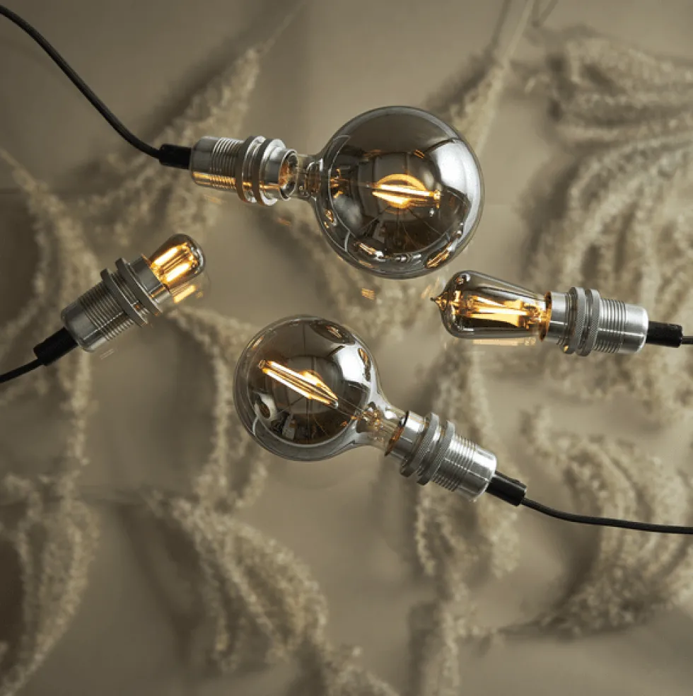 LED E14 päron 1W 2100K