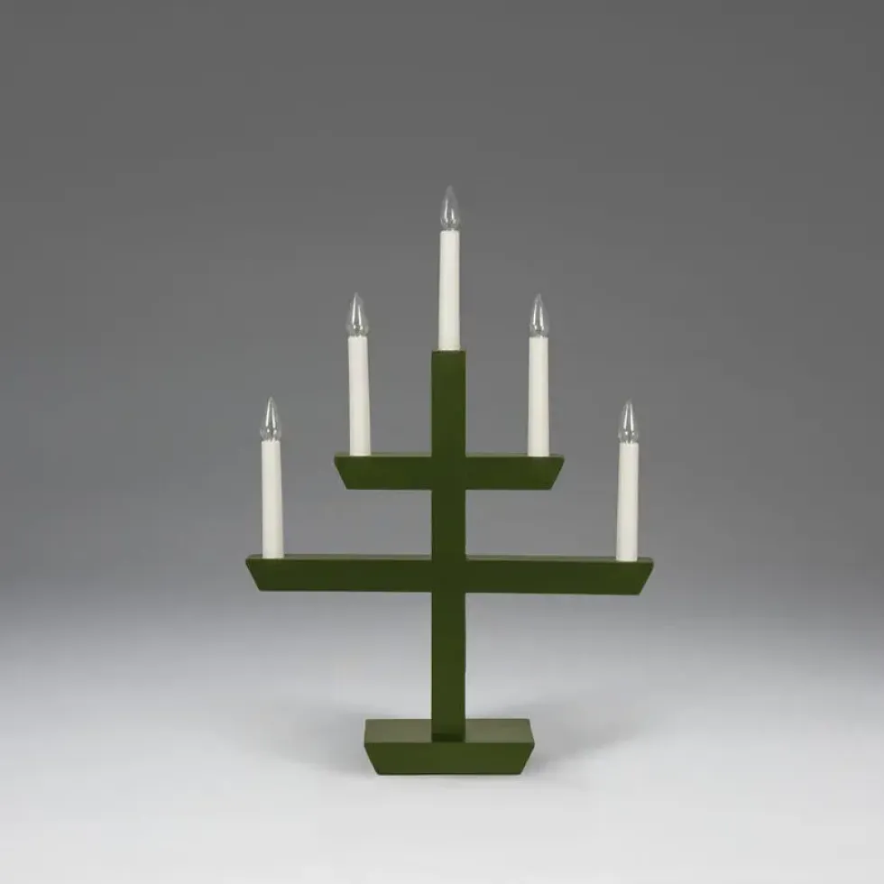 Träljusstake 5ljus