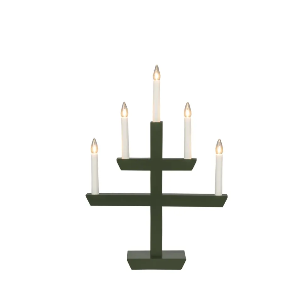 Träljusstake 5ljus